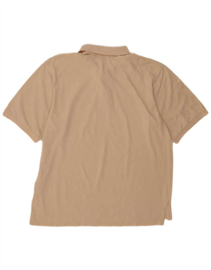Eddie Bauer herre poloskjorte stor beige bomuld
