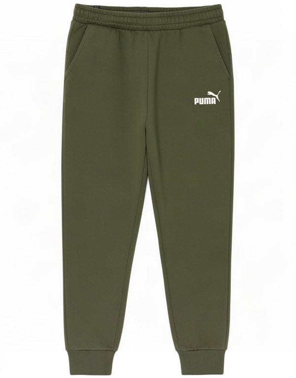 Puma Træningsdragt bukser til mænd Joggers Large Green Cotton