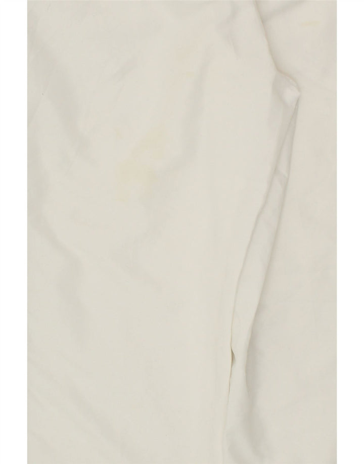 FILA Womens Graphic Capri Trousers Small W30 L23 White Polyester Vintage Fila and Second-Hand Fila from Messina Hembry 