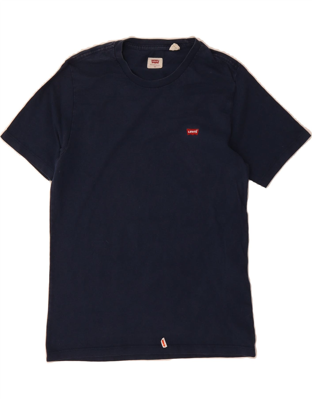 LEVI'S Mens T-Shirt Top XS Navy Blue Cotton Vintage Levi's and Second-Hand Levi's from Messina Hembry 