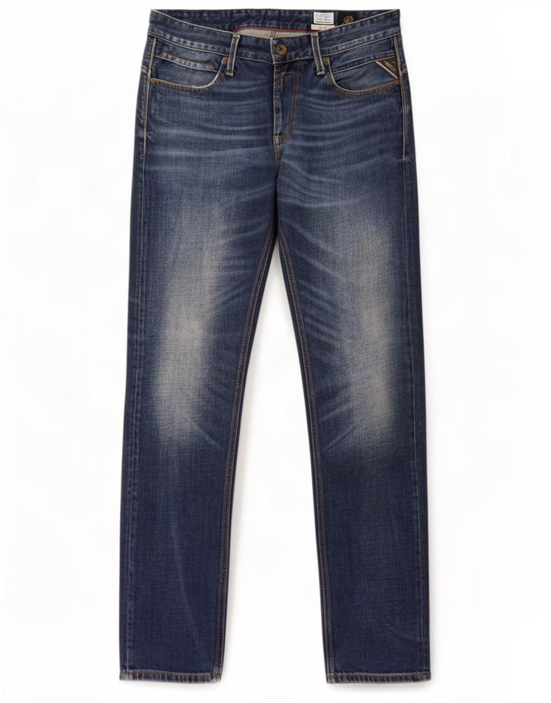 Replay Herre Jeto Slim Jeans W34 L34 Blå Bomuld
