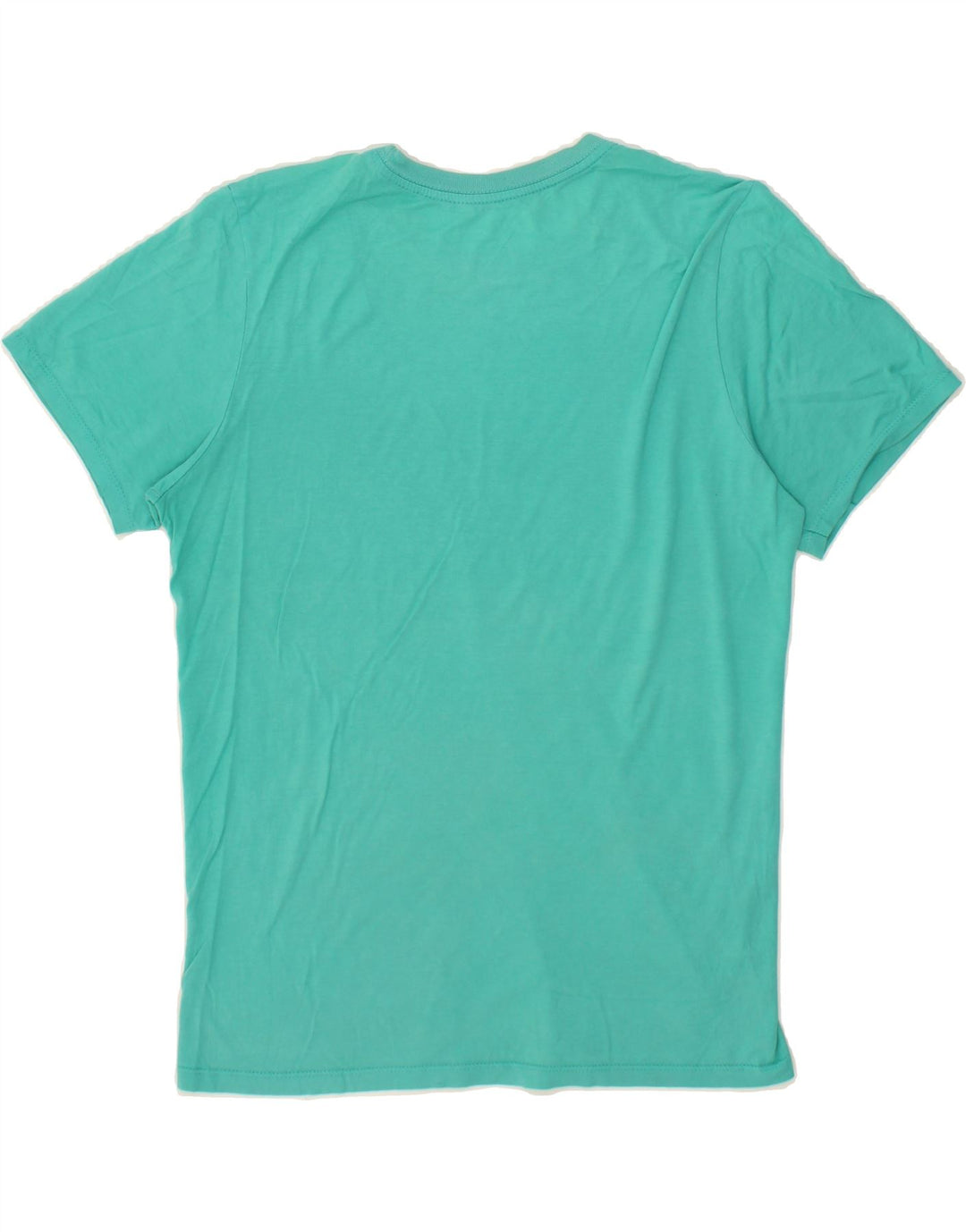 NIKE Mens Athletic Cut Graphic T-Shirt Top Small Turquoise Vintage Nike and Second-Hand Nike from Messina Hembry 