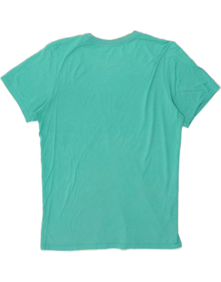 NIKE Mens Athletic Cut Graphic T-Shirt Top Small Turquoise Vintage Nike and Second-Hand Nike from Messina Hembry 