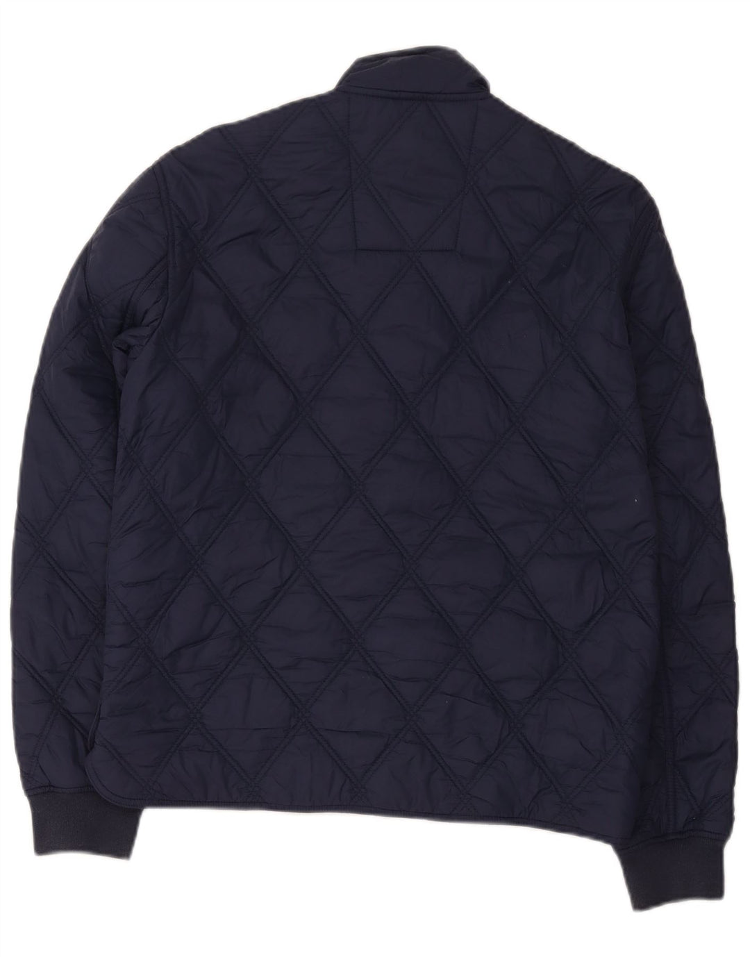 Replay Herre Quilted Jacket UK 38 Medium Navy Blue Polyamide