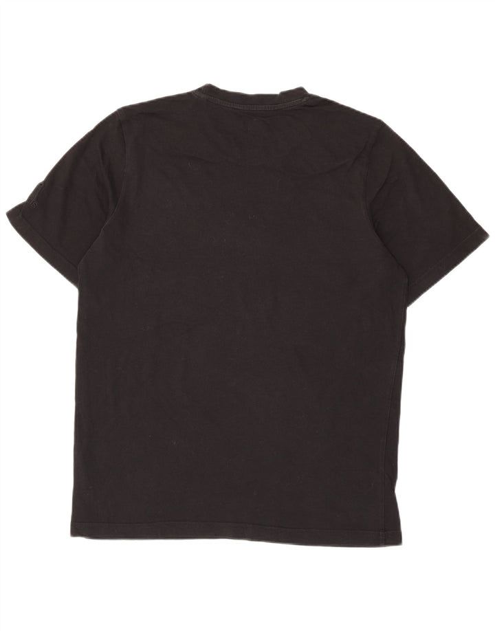 Adidas Herre grafisk T-shirt Top Medium Sort Bomuld