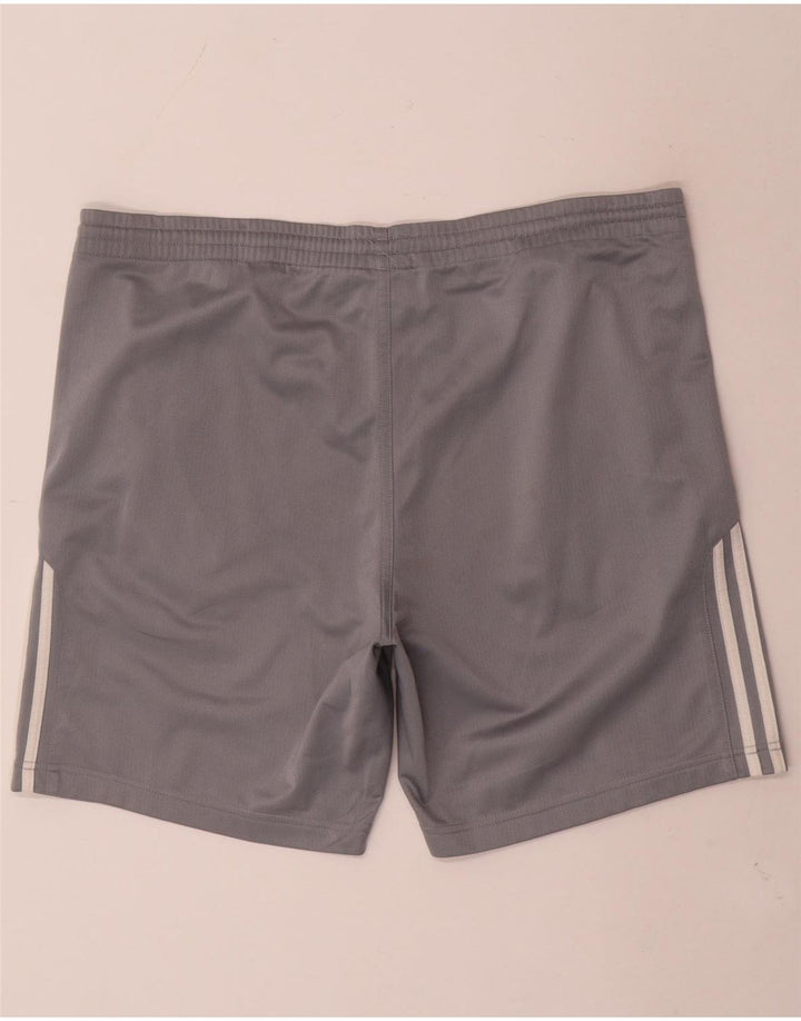 Adidas Sportsshorts til mænd, store grå polyester