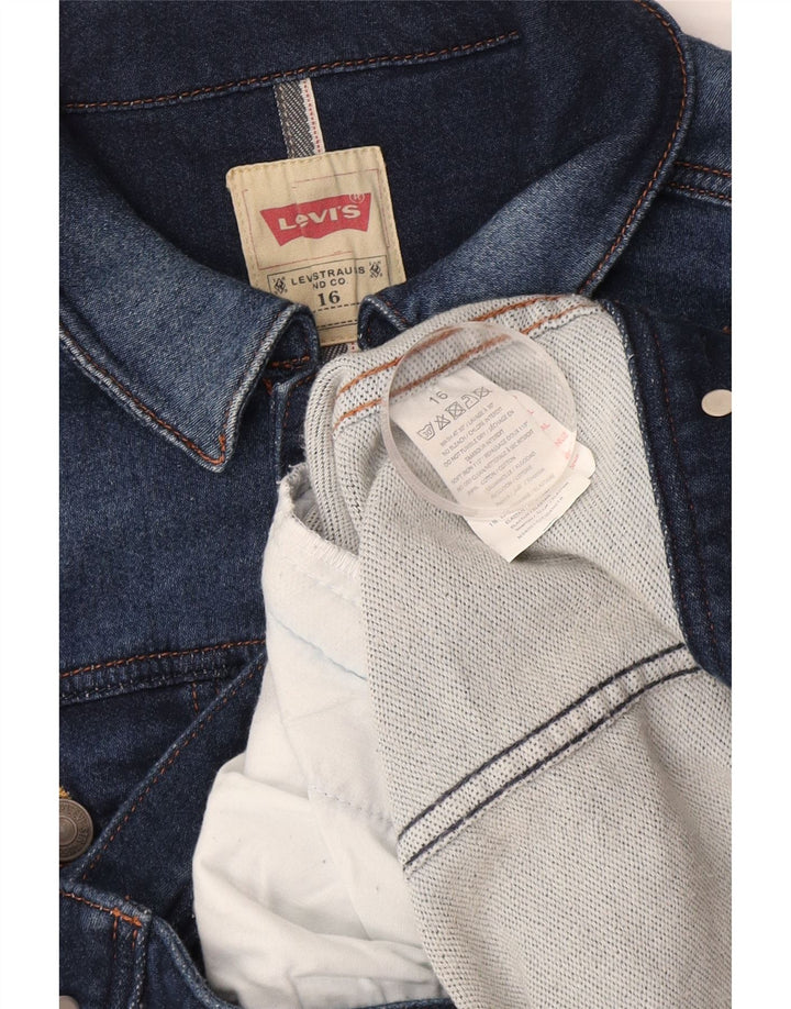 Levi's Boys denimjakke 15-16 år blå bomuld
