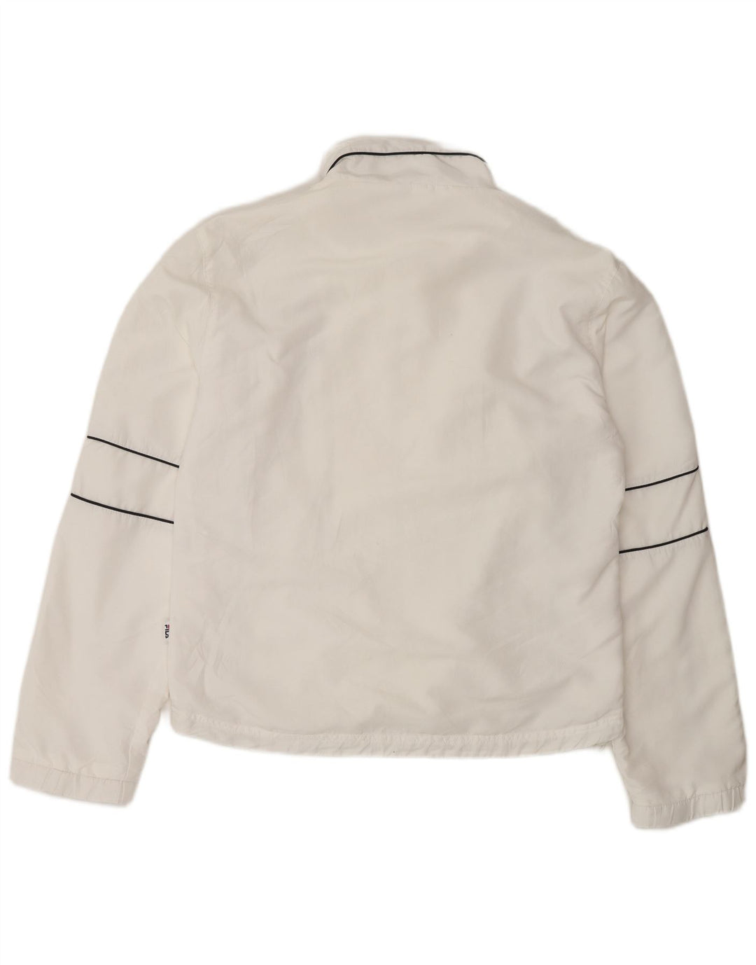 Fila træningsdragt topjakke til kvinder UK 16 Stor hvid polyester