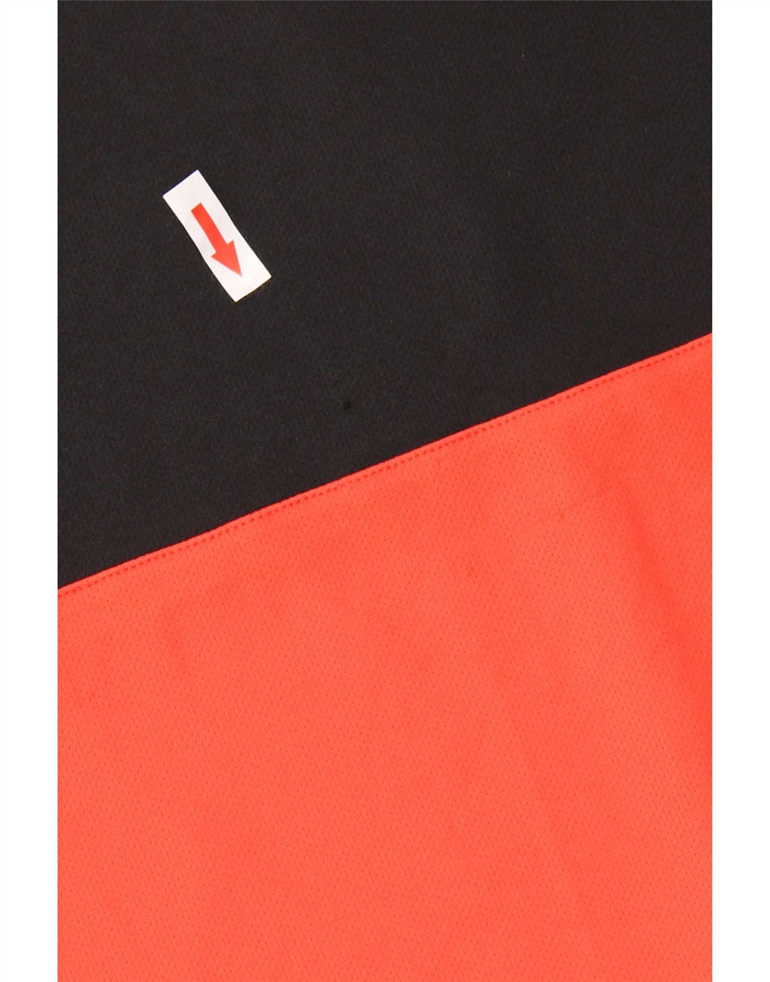 Nike Herre Dri Fit Polo Shirt Large Orange Colourblock Polyester