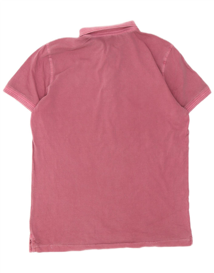 Marlboro Classics Poloskjorte til mænd Large Pink Bomuld