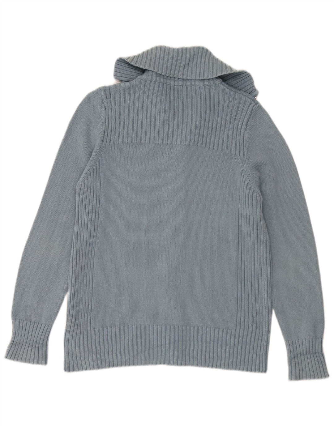 Marks & Spencer Dame Cardigan Sweater UK 16 Large Blue Cotton