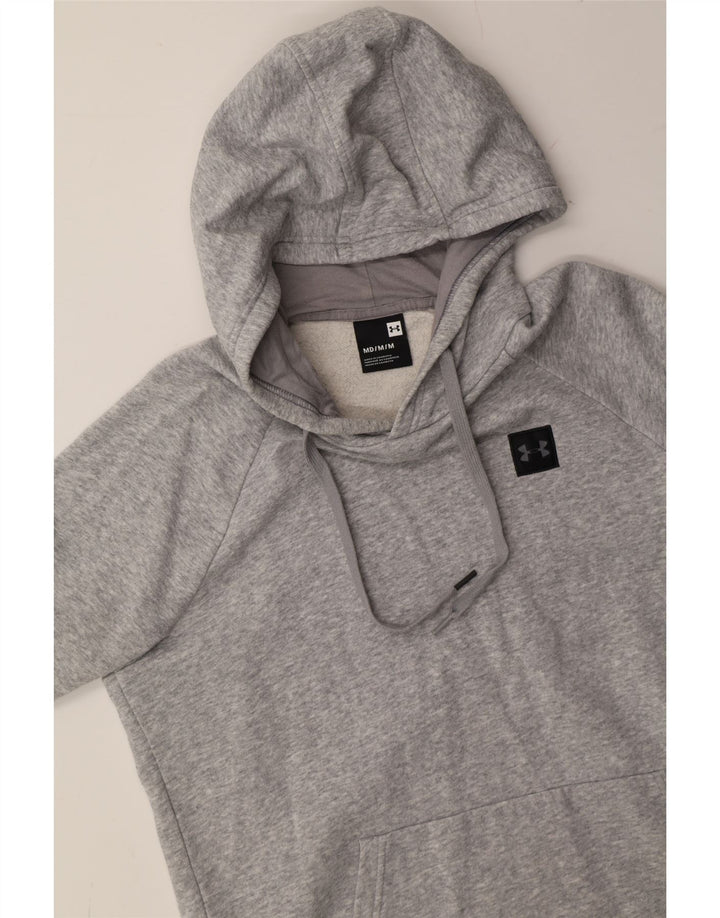 UNDER ARMOUR Mens Hoodie Jumper Medium Grey Cotton Vintage Under Armour and Second-Hand Under Armour from Messina Hembry 