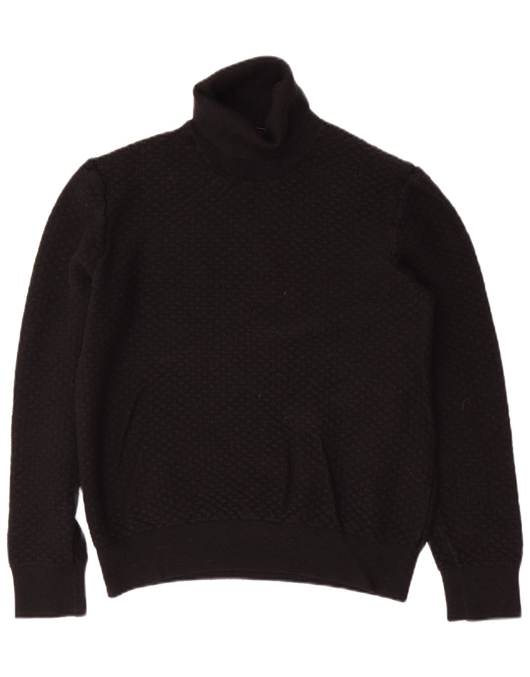 TRUSSARDI Dame Rullehals Sweater UK 20 2XL Sort