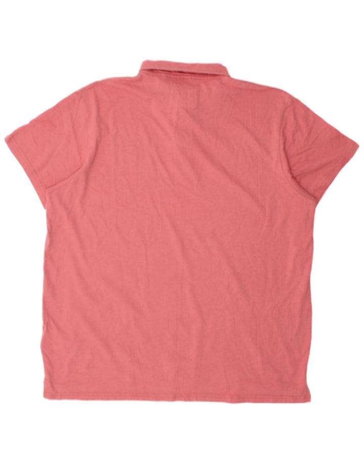 WEIRD FISH Herre poloshirt XL Pink Bomuld