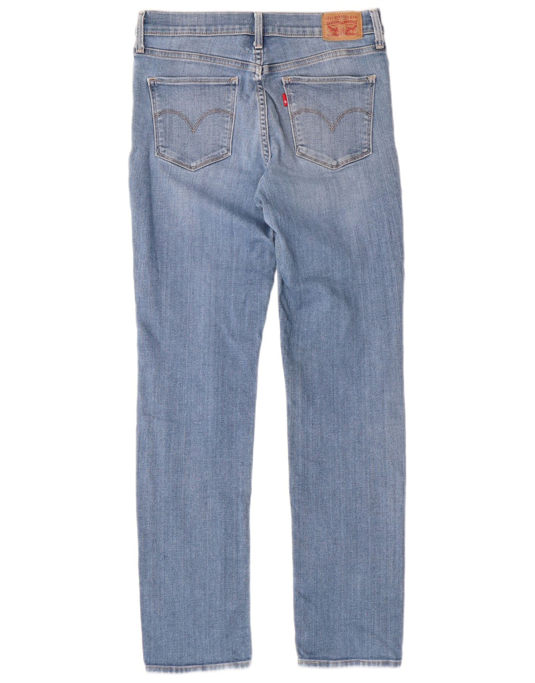 Levi's lige jeans til kvinder W29 L30 blå bomuld