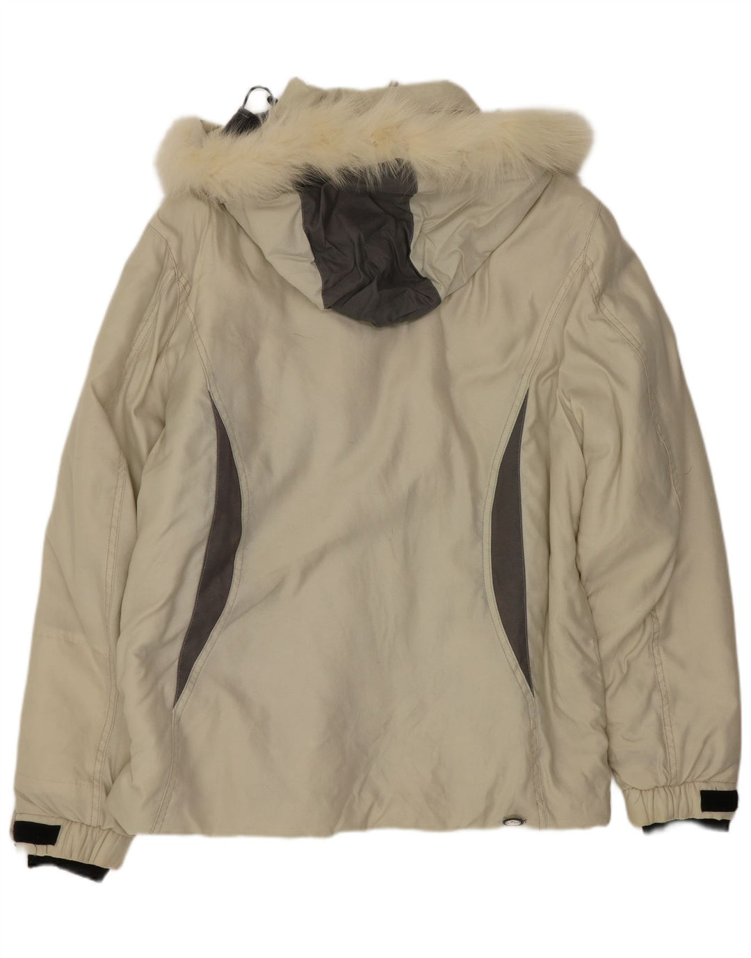 Colmar Skijakke med hætte til mænd IT 46 Small Beige Colourblock