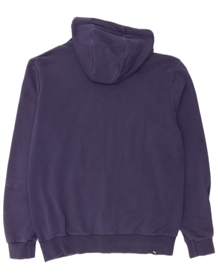 PUMA Grafisk hættetrøje til mænd Medium marineblå bomuld