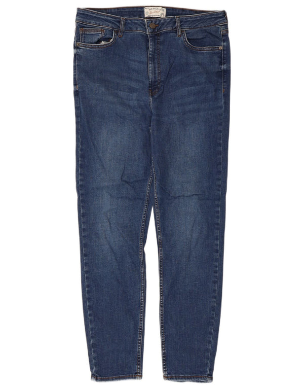 Fat Face Dame Harlow Skinny High Waist Jeans UK 16 Large W32 L27 Blue