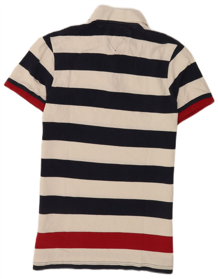 Tommy Hilfiger Herre poloshirt Medium Flerfarvet stribet bomuld