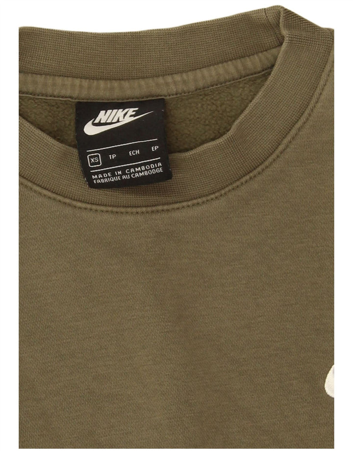 Nike Sweatshirt Jumper til mænd XS Khaki Bomuld