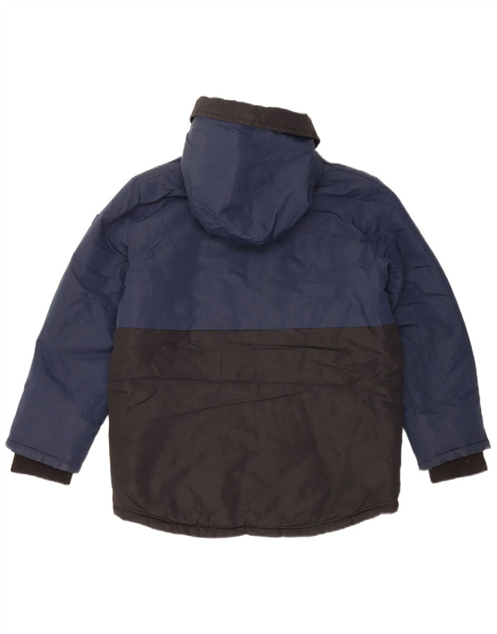 MICHAEL KORS Vindjakke til drenge 10-11 år Navy Blue Colourblock