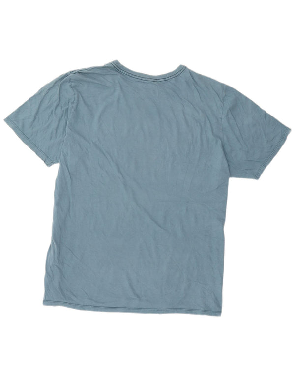 Hurley Herre Grafisk T-Shirt Top XL Blå Bomuld