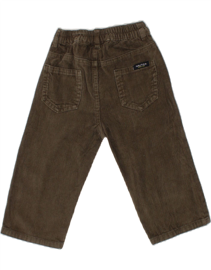 NAUTICA Baby Boys Straight Corduroy Trousers 18-24 Months W16 L10 Khaki Vintage Nautica and Second-Hand Nautica from Messina Hembry 