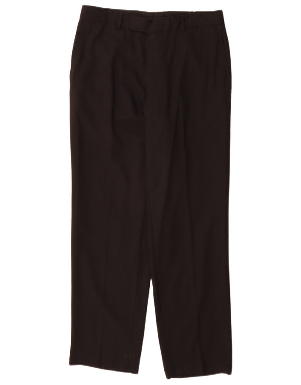 Hugo Boss Mens Straight Suit Trousers IT 48 Medium W32 L32 Black