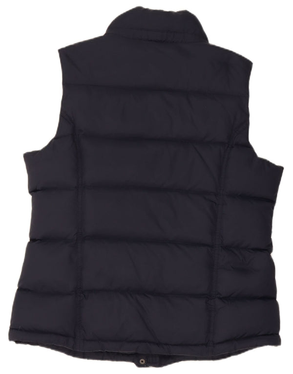 Besætningstøj Dame Polstret Gilet UK 14 Large Navy Blue Nylon