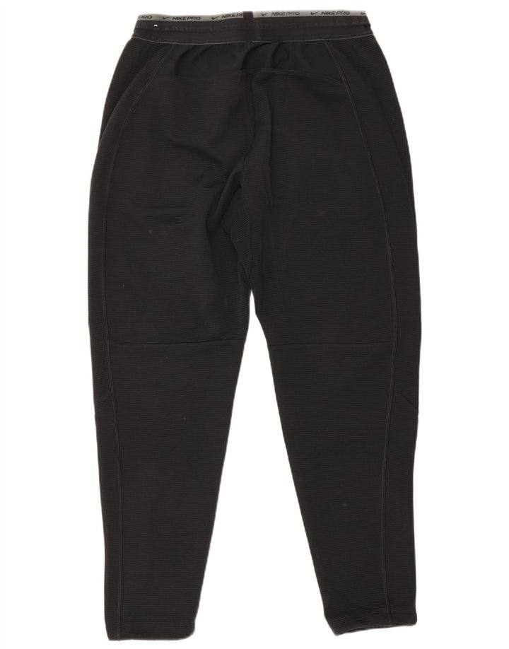 Nike Herre Dri Fit Grafisk træningsdragt Bukser Medium Sort Polyester