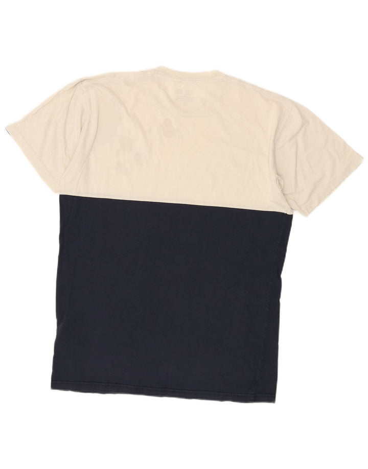 VANS Herre Classic Fit T-Shirt Top Medium White Colourblock