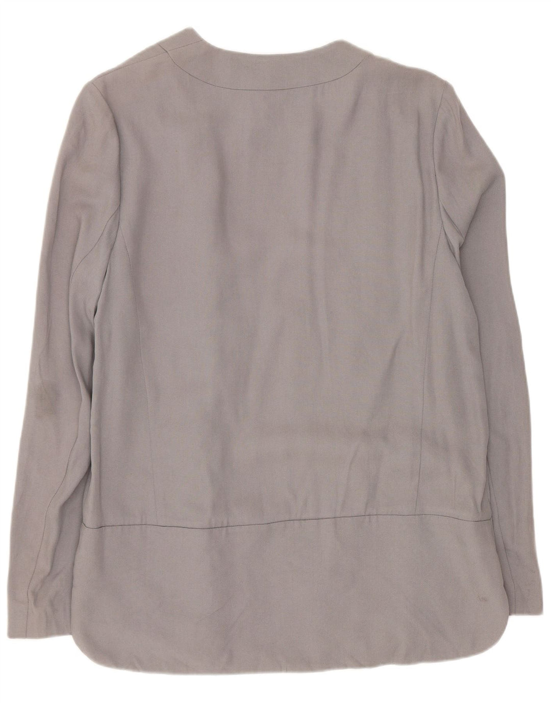 Marks & Spencer Dame Open Blazer Jacket UK 10 Small Grey Lyocell