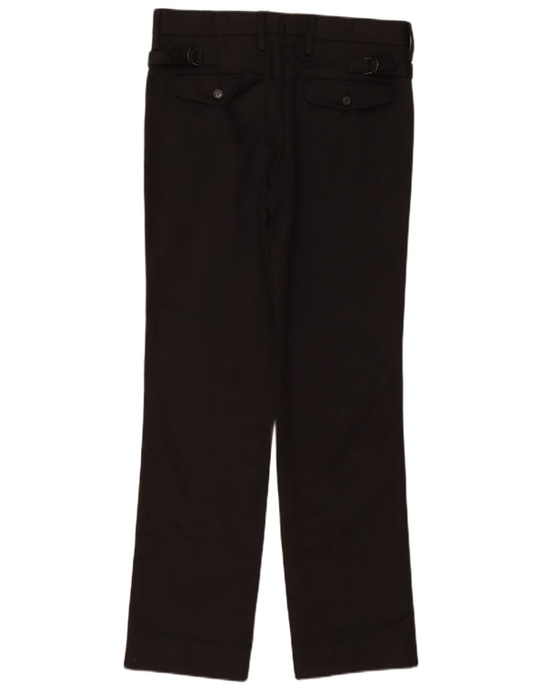 Hugo Boss Lige Chinobukser til mænd IT 48 Medium W32 L33 Sort Bomuld