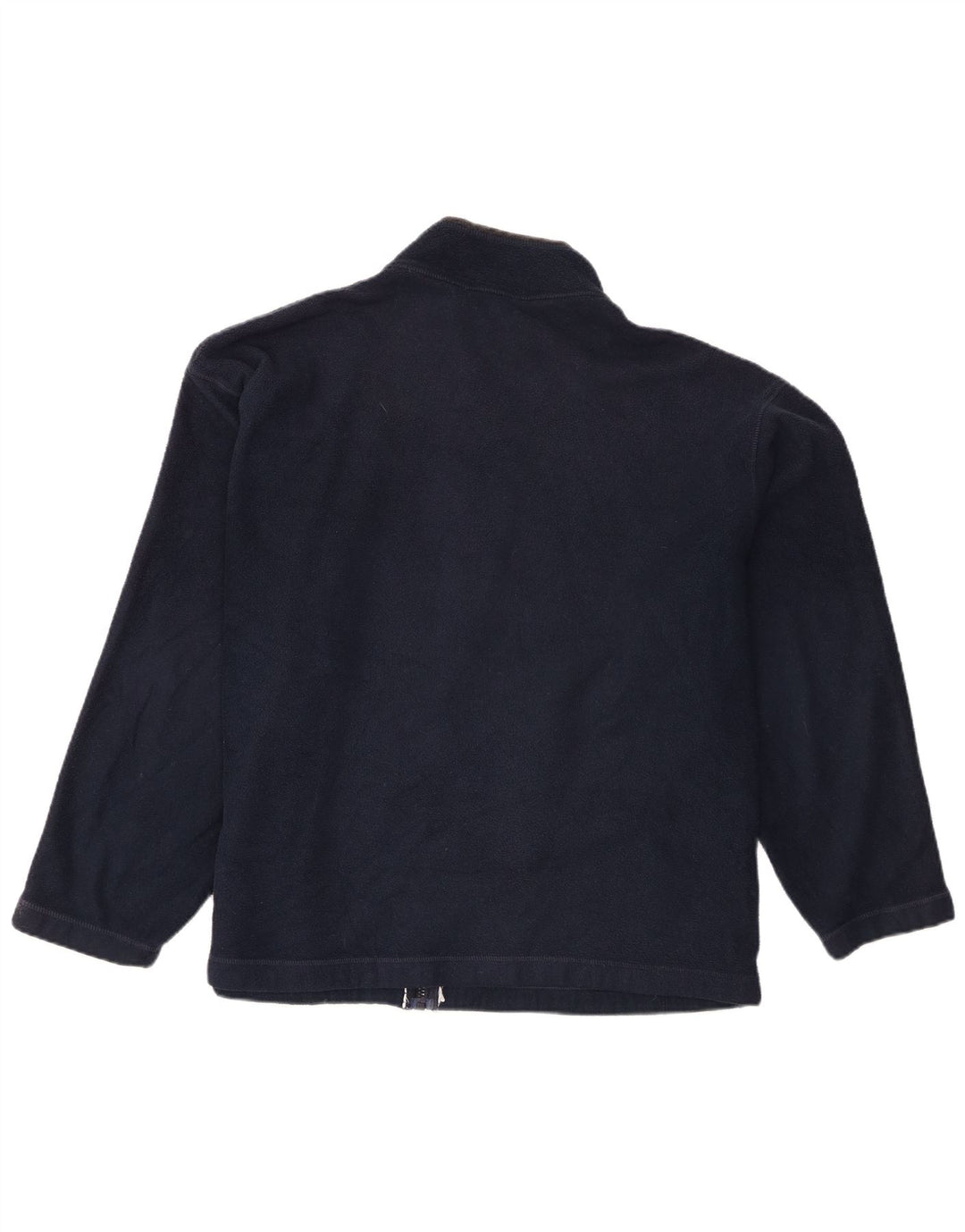 Marks & Spencer Fleecejakke til mænd UK 40 Large Navy Blue Polyester