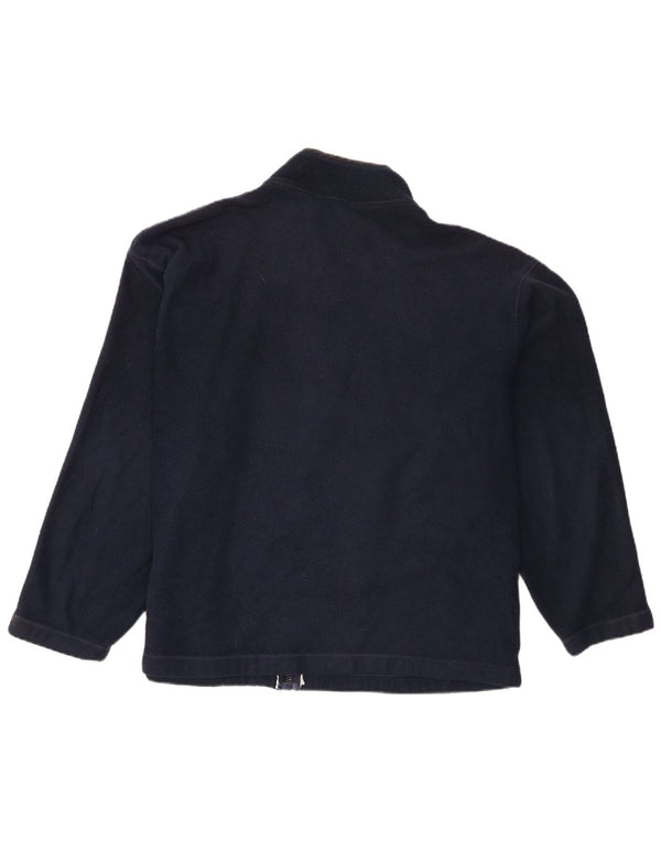 Marks & Spencer Fleecejakke til mænd UK 40 Large Navy Blue Polyester