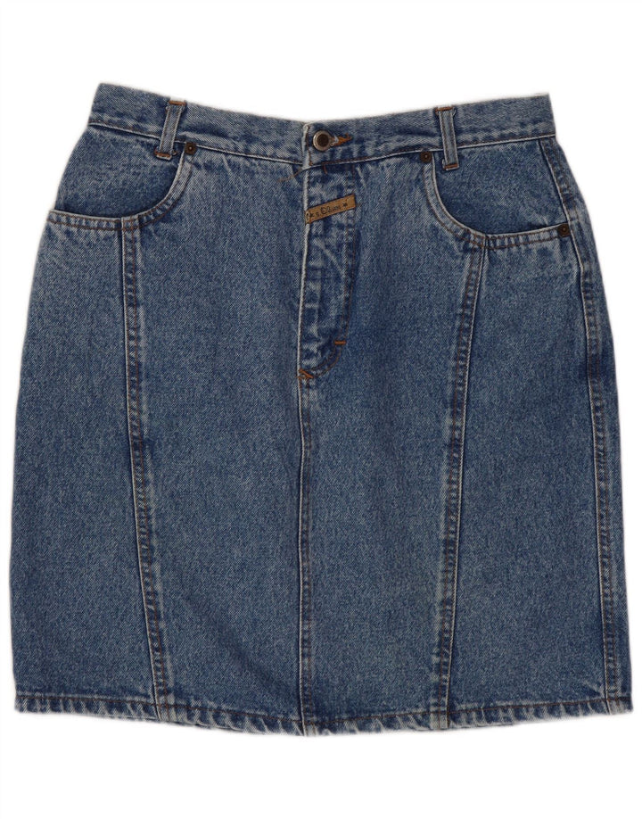 S.OLIVER Dame Denim Nederdel IT 40 Lille W30 Blå