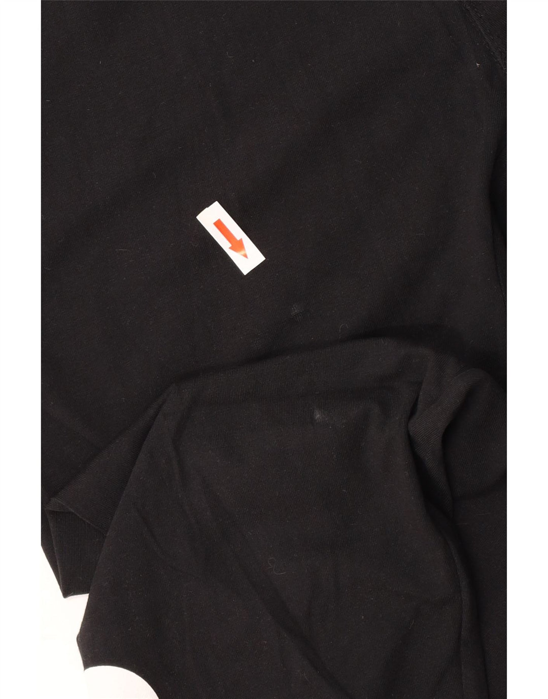 UMBRO Womens Crop Grafiske Leggings UK 12 Medium Black Bomuld