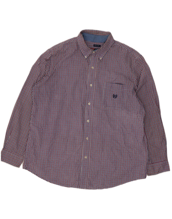 Chaps Herreskjorte XL Blå Gingham Bomuld