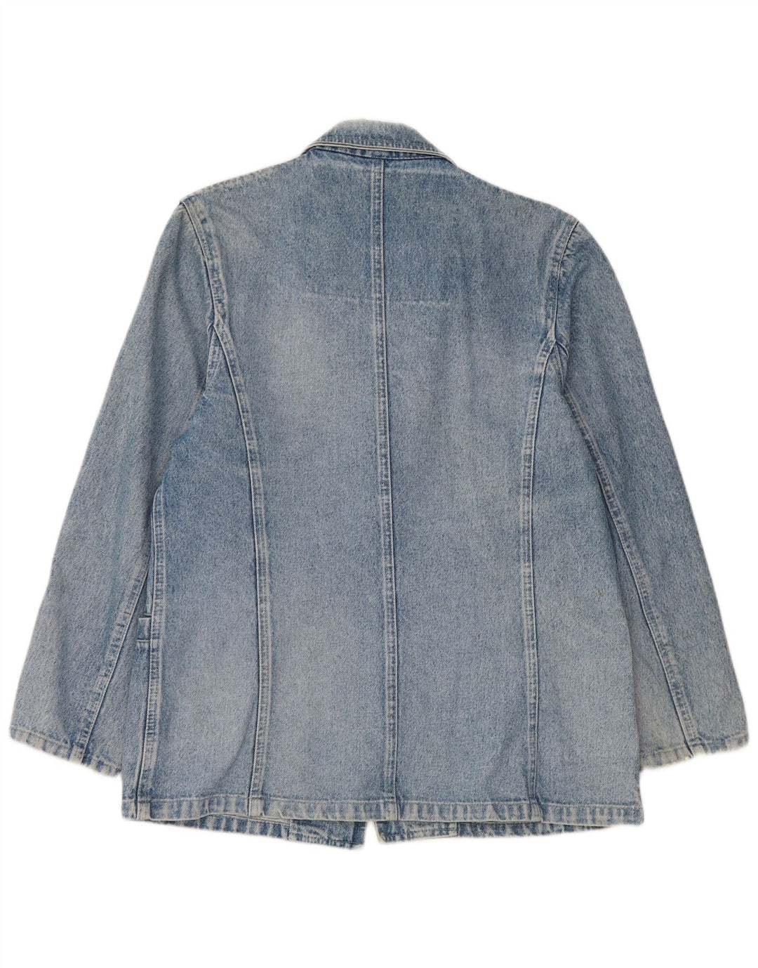 Bianca Maria Caselli Dame 1 knap Denim Blazer Jacket UK 14 Medium Blue