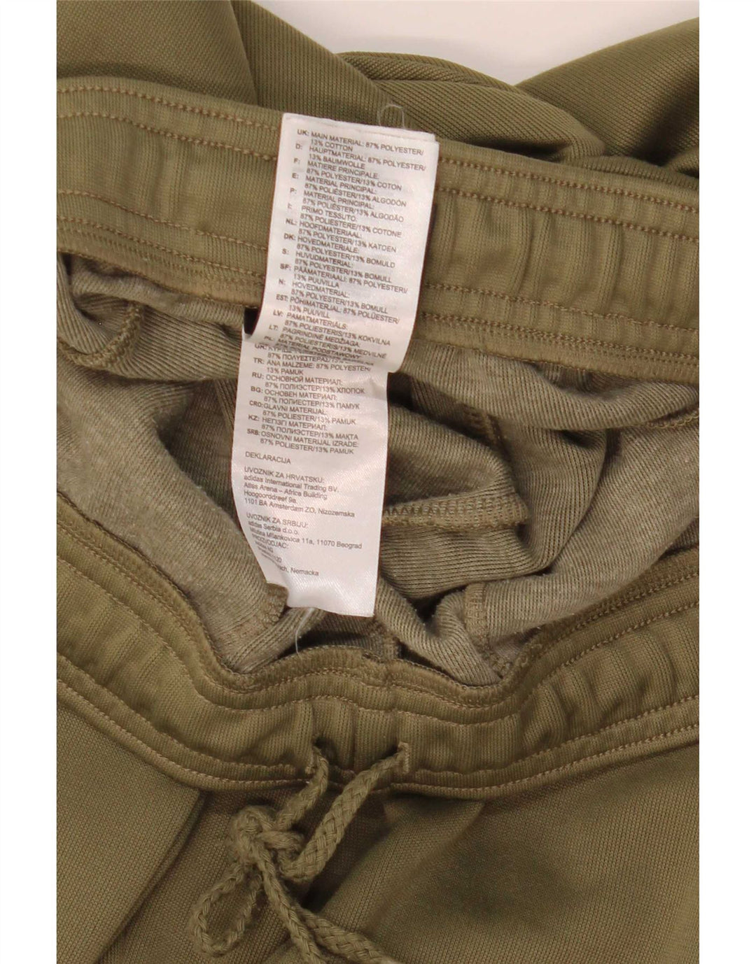 Adidas Træningsdragt til mænd Joggers Medium Khaki Polyester