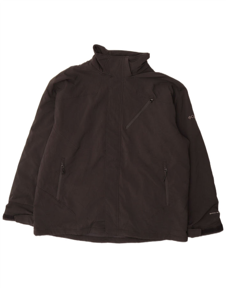 Columbia Herre Windbreaker Jacket UK 42 XL Sort Polyester