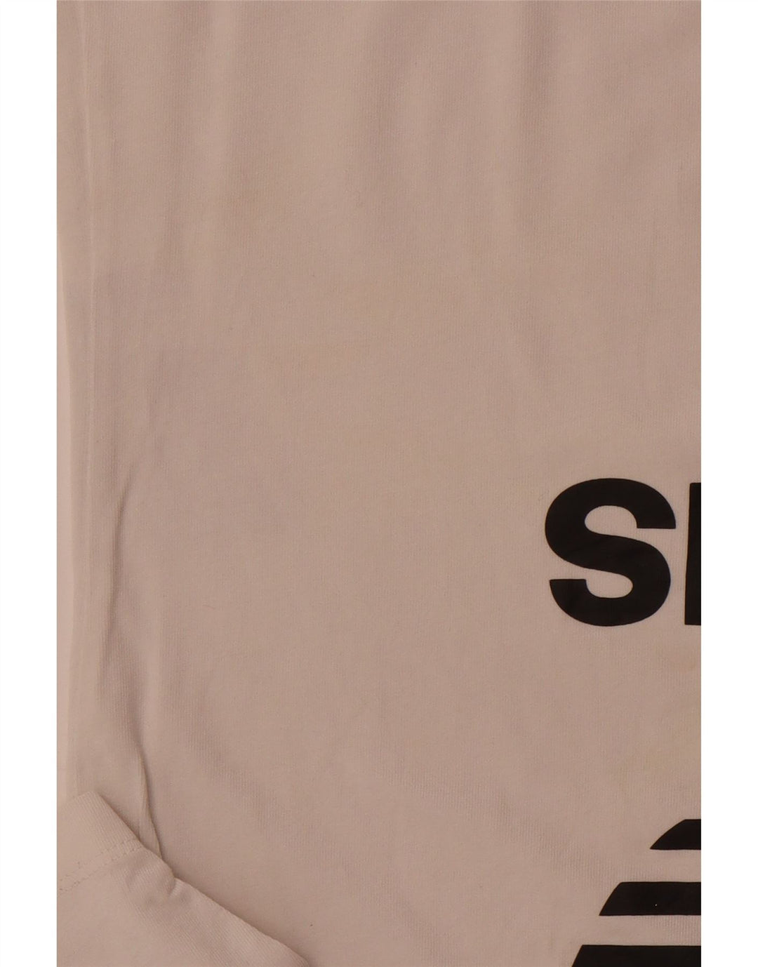 ADIDAS Grafisk T-shirt top til kvinder DK 10 Lille hvid bomuld