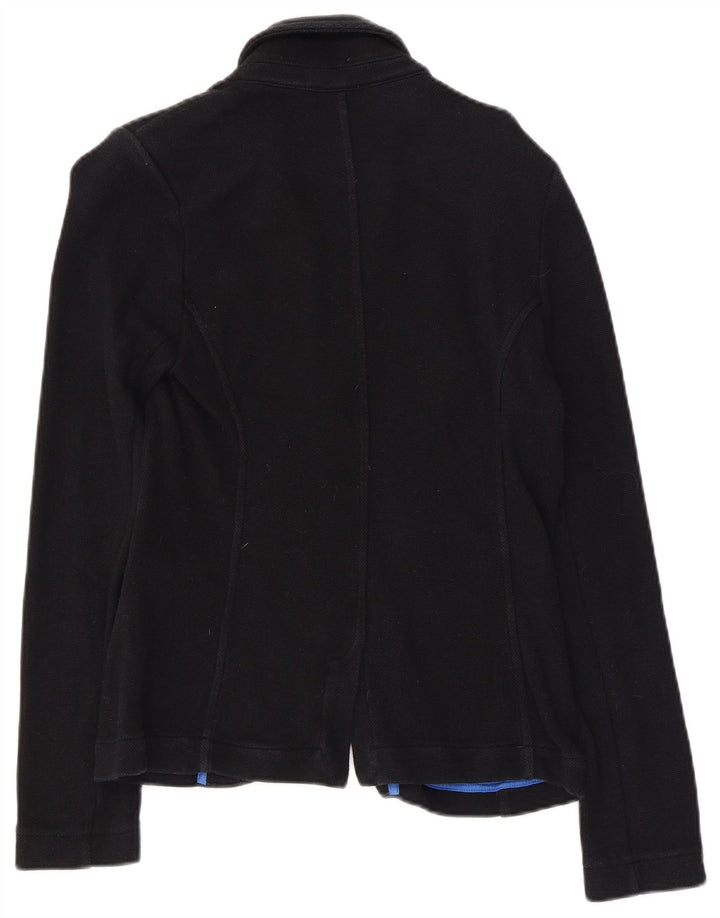 Whistles Dame 2 Button Blazer Jacket UK 10 Small Black Bomuld