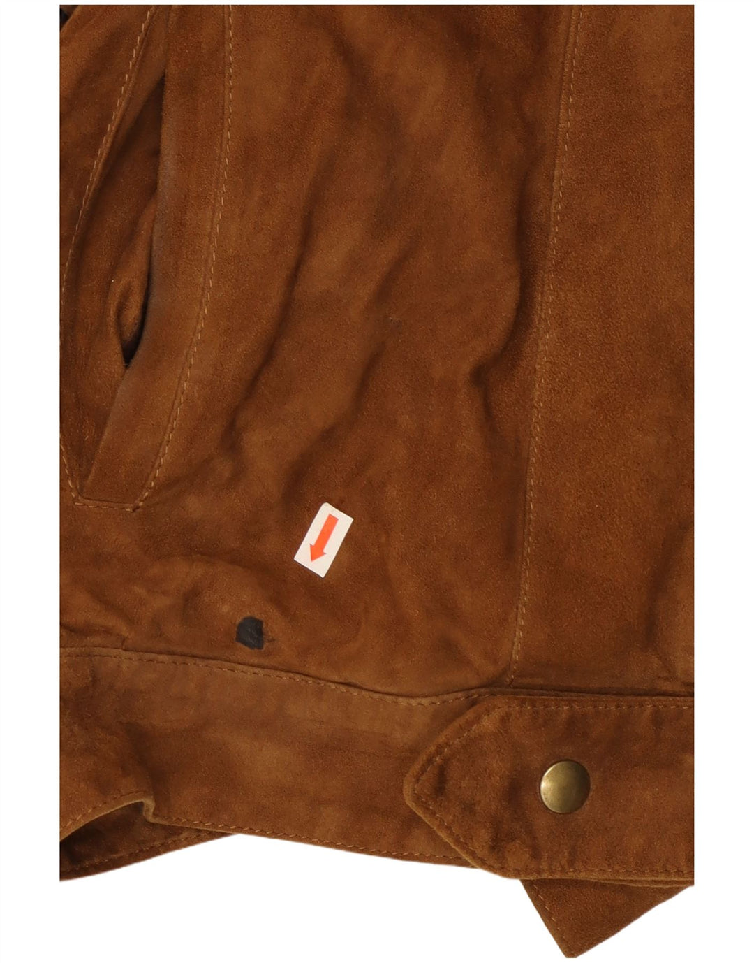 Vintage herre ruskindsjakke IT 48 Medium Brun