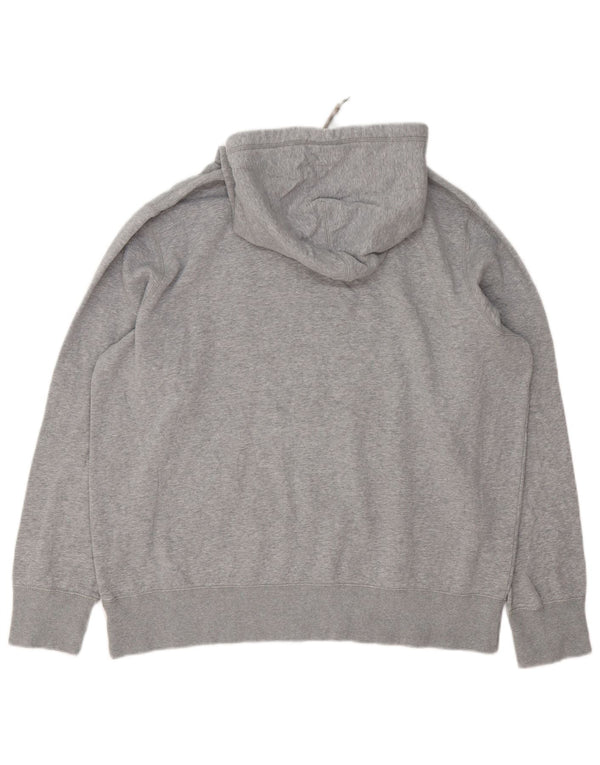 Nike Mens Hoodie Jumper XL Grey Cotton