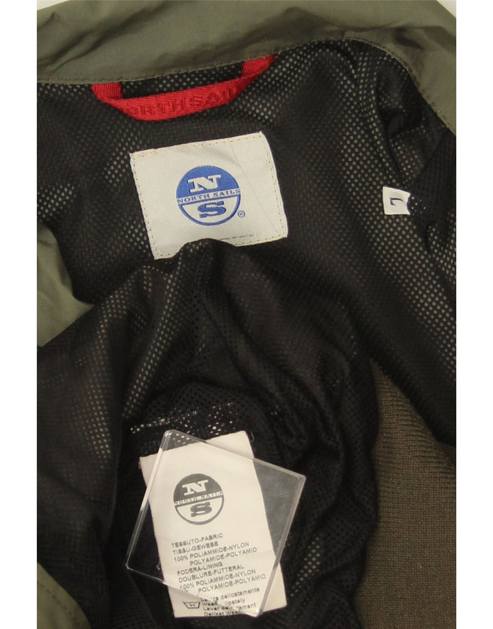 NORTH SAILS Bomberjakke til mænd UK 40 Stor Khaki Nylon