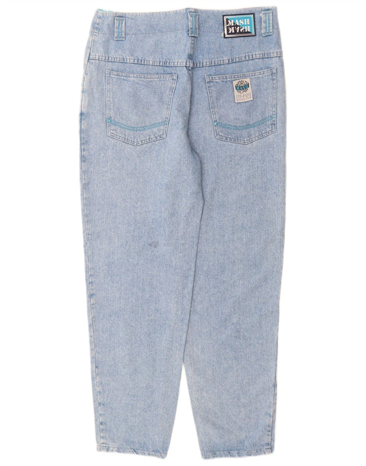 Mash Womens Tapered Jeans IT 46 Large W30 L30 Blue Cotton