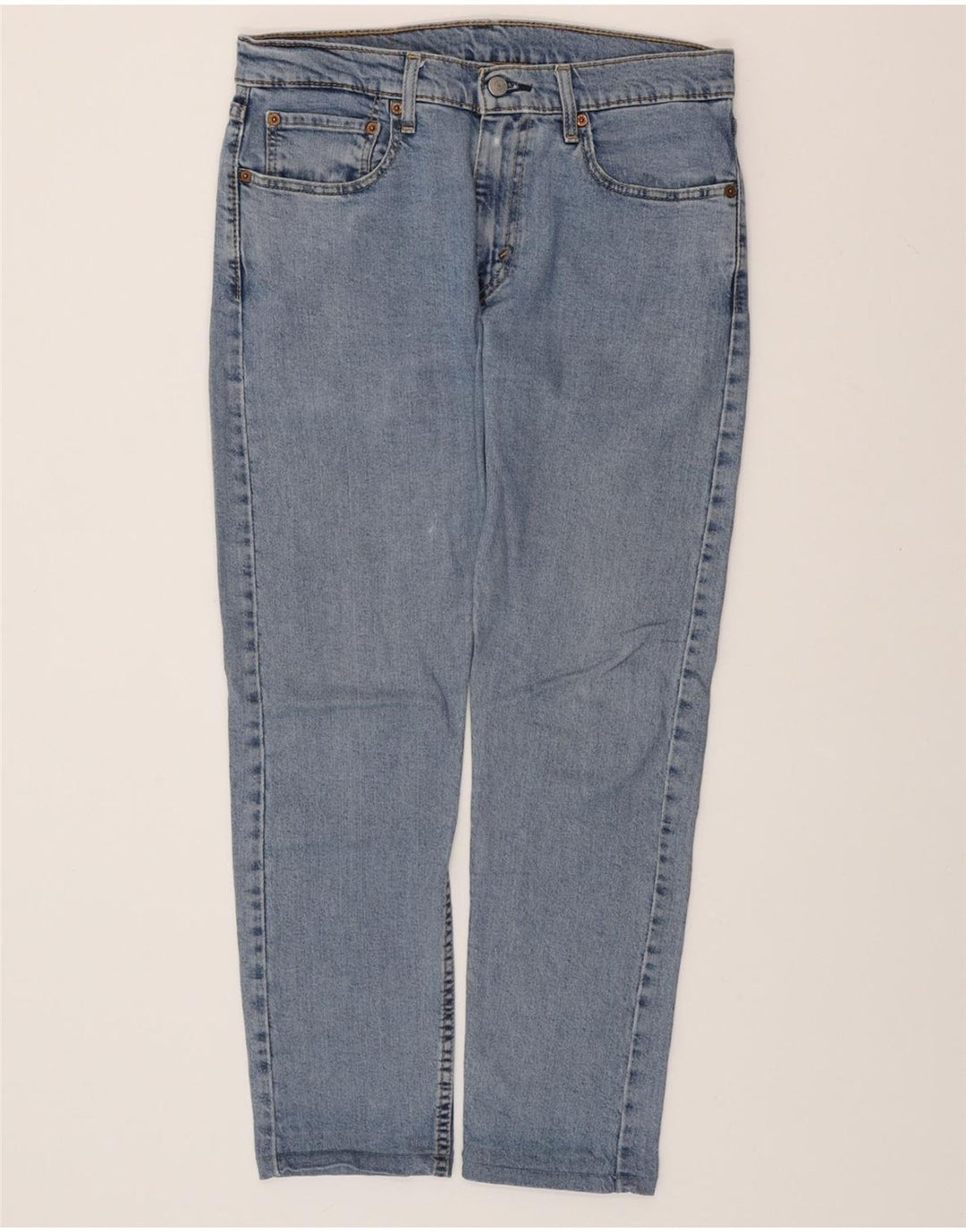 LEVI'S Herre 512 Tapered Slim Jeans W32 L27 Blå Bomuld