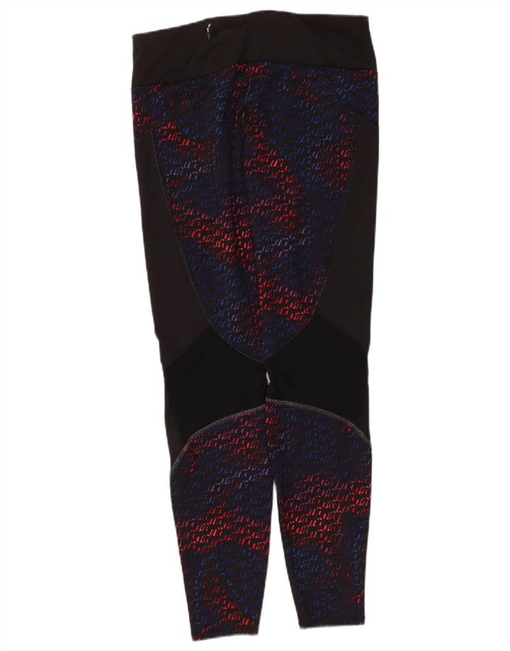 Marks & Spencer Womens Leggings UK 14 Stor sort geometrisk polyester