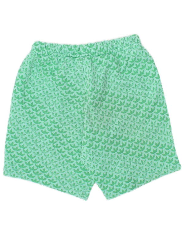 Adidas piger grafiske sportsshorts 2-3 år grøn bomuld